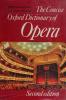 Cover image of The concise Oxford dictionary of opera