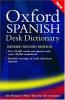 Cover image of Oxford Spanish desk dictionary