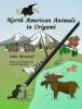 Cover image of North American animals in origami