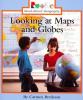 Cover image of Looking at maps and globes