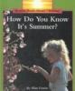 Cover image of How do you know it's summer?