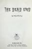 Cover image of The dead end