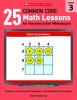 Cover image of 25 Common Core math lessons for the interactive whiteboard