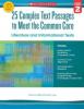 Cover image of 25 complex text passages to meet the Common Core