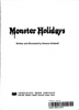 Cover image of Monster holidays