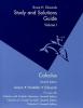 Cover image of Study and solutions guide for Calculus