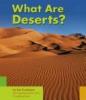 Cover image of What are deserts?