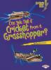 Cover image of Can you tell a cricket from a grasshopper?