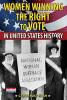 Cover image of Women winning the right to vote in United States history