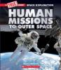 Cover image of Human missions to outer space