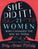 Cover image of She did it!