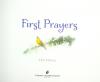 Cover image of First prayers