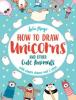 Cover image of How to draw a unicorn and other cute animals