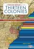 Cover image of A timeline history of the thirteen colonies