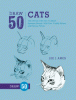 Cover image of Draw 50 cats