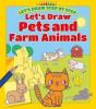 Cover image of Let's draw pets and farm animals