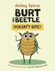 Cover image of Burt the beetle doesn't bite!