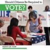 Cover image of Should citizens be required to vote?