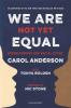 Cover image of We are not yet equal