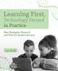 Cover image of Learning first, technology second in practice