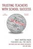 Cover image of Trusting teachers with school success