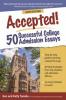 Cover image of Accepted! 50 successful college admission essays