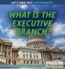 Cover image of What is the executive branch?