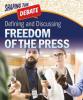 Cover image of Defining and discussing freedom of the press