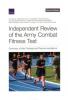 Cover image of Independent review of the Army Combat Fitness Test